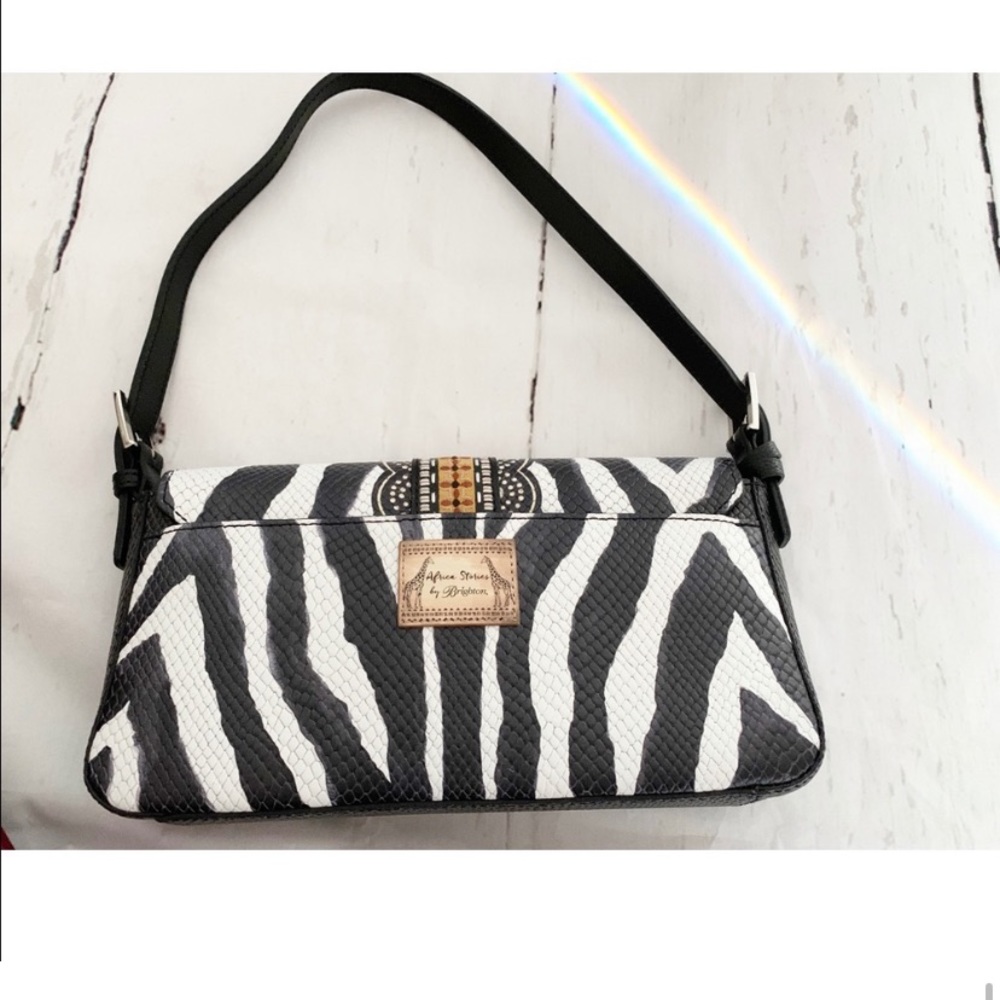 Brighton Baguette Python Handbag - Picture 6 of 14